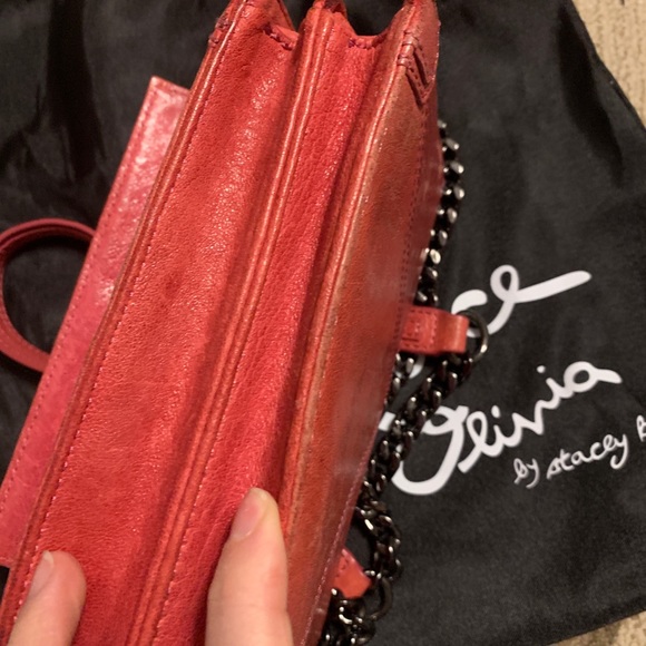 Alice&Olivia Pink Leather Clutch - Picture 11 of 14